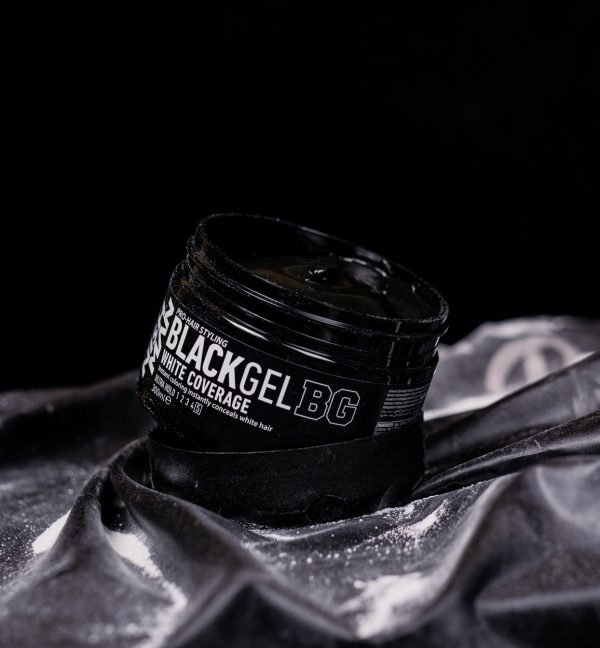 Nishman Black Gel – žilus plaukus maskuojantis formavimo gelis, 300 ml - Image 2