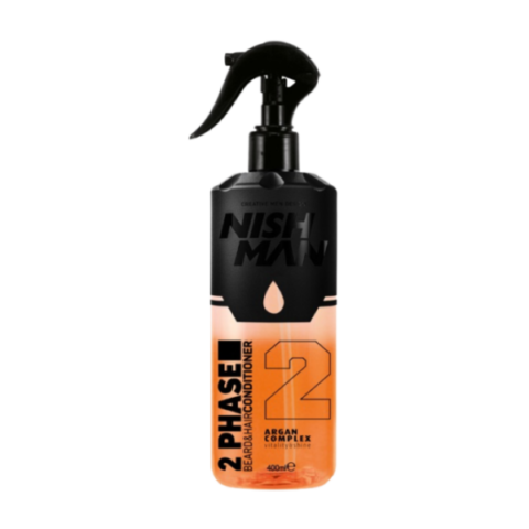 Nishman Dvifazis plaukų ir barzdos kondicionierius 02, 400 ml