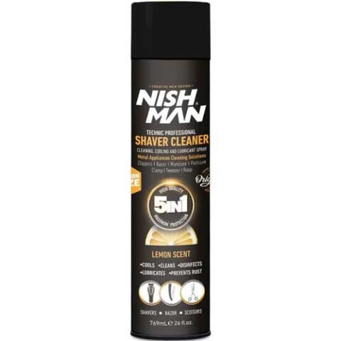 Nishman Metalinių įrankių valymo tirpalas 5in1 su citrinų aromatu, 769 ml