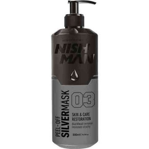 Nishman Sidabrinė nulupama veido kaukė Silver PEEL-OFF 03 200 ML