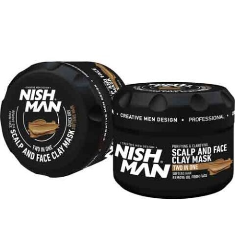 Nishman molio kaukė veidui ir galvos odai Scalp & Face, 450 g