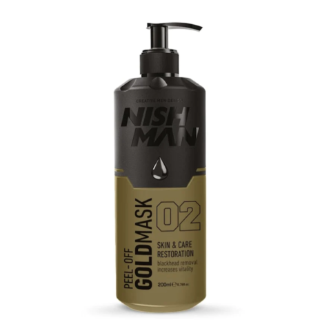 Nishman Auksinė nulupama veido kaukė Gold PEEL-OFF, 200 ml