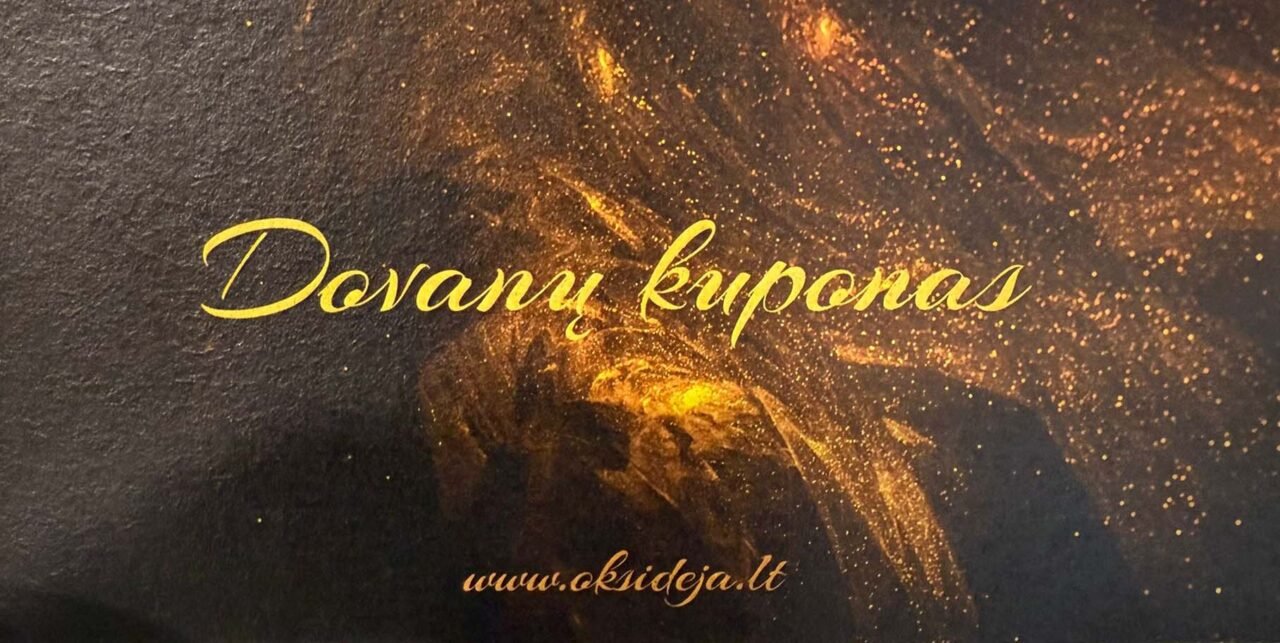 Oksidėjos dovanų kuponas