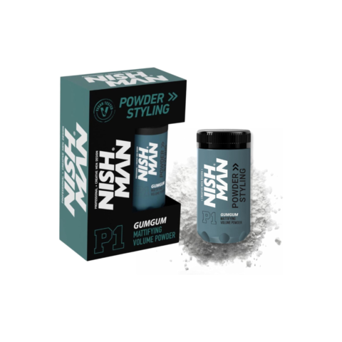 Nishman plaukų formavimo pudra P1 GUMGUM, 20g