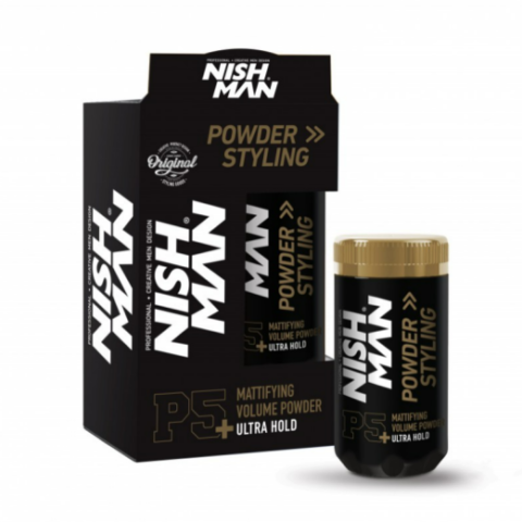 Nishman Plaukų formavimo pudra P5+, 20 g