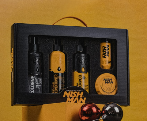 Nishman Gift Box Dovanų rinkinys 5 in 1 YELLOW