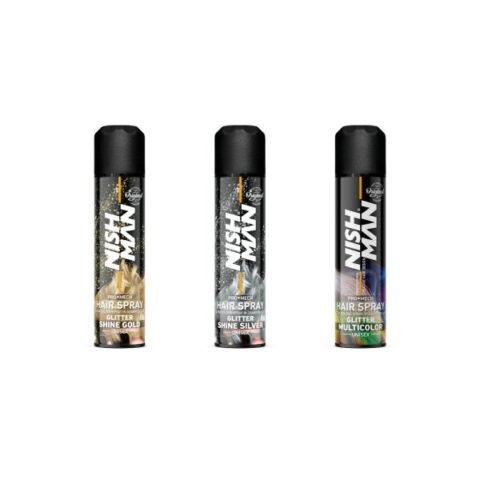 Nishman Plaukų purškiklis su blizgesiu, 150 ml